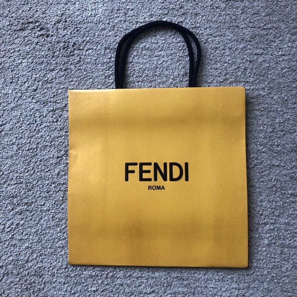 Authentic FENDI Paper Shopping Bag.